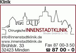 Chirurgische INNENSTADTKLINIK Minden