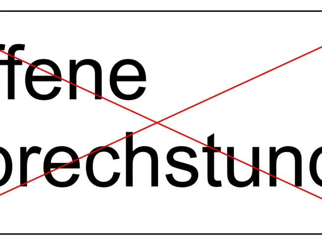 offene Sprechstunde