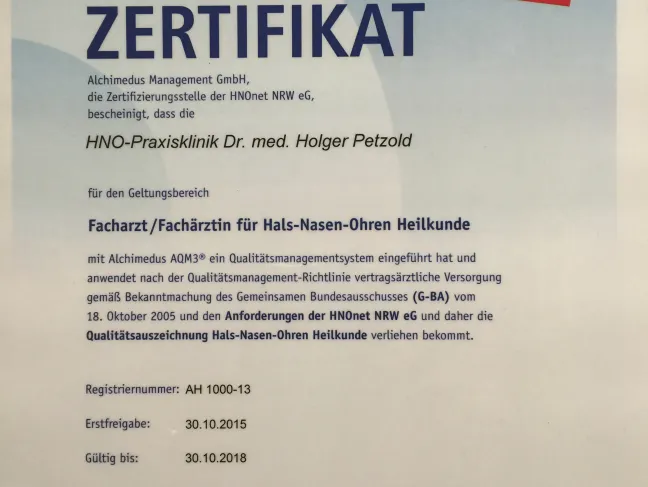 QM-Zertifikat AQM3