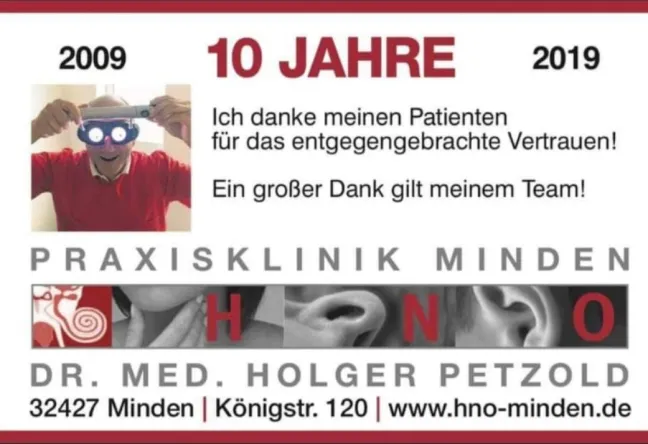 10 Jahre HNO Praxisklinik Minden