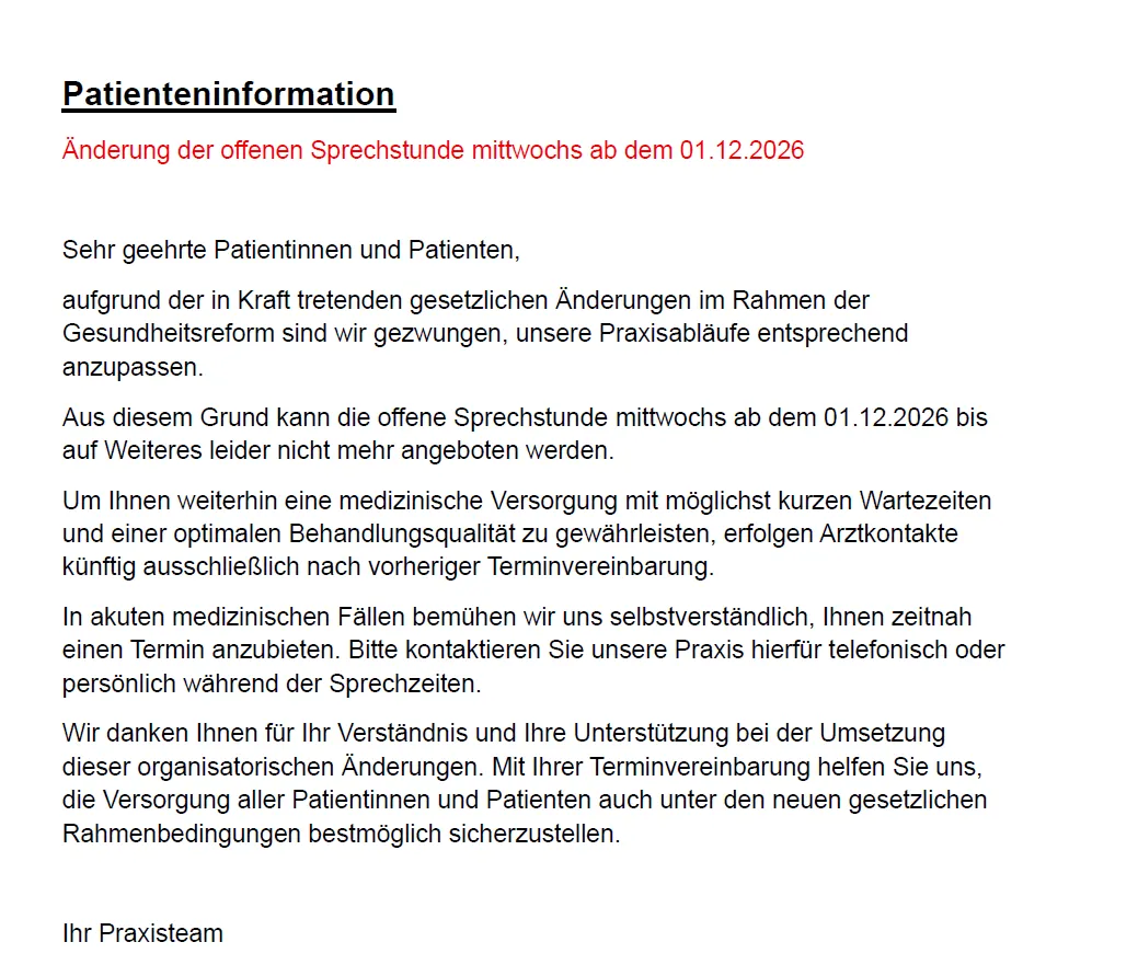Patienteninfo